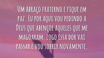 Mensagem de conforto