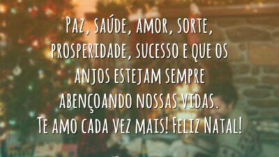 Mensagem de Natal amorosa