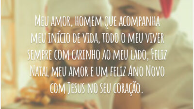 Mensagem de Natal para marido