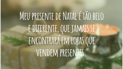 Meu presente de Natal