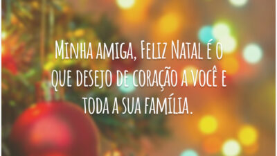 Mensagem de Natal para amiga