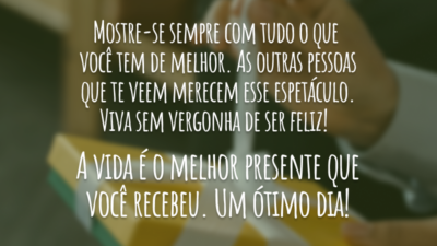 Um ótimo dia