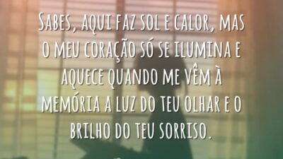 Não vejo a hora de te ver