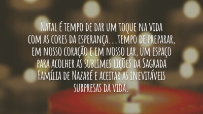 Natal é tempo perfeito…