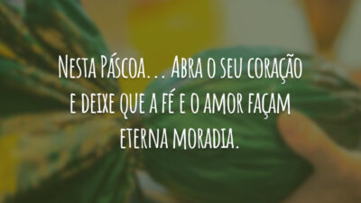 Feliz Páscoa amor