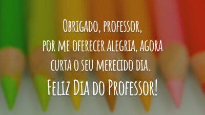 Mensagem de Dia do Professor
