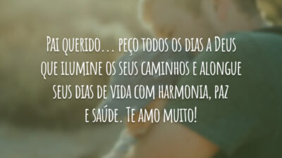 Amor de filha para o pai