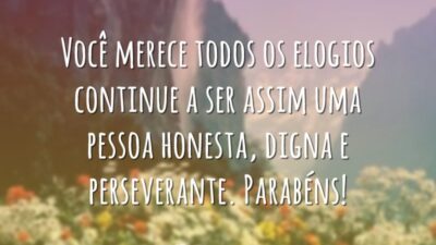 Parabéns pela vitória