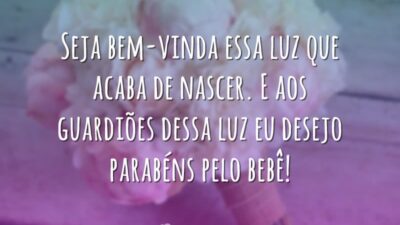 Parabéns pelo bebê