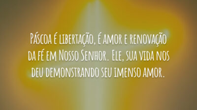 Páscoa, tempo de partilhar