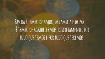 Tempo de amor e de paz