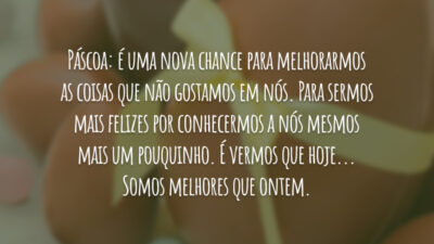 Mensagem de Páscoa para amigos