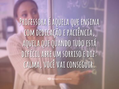 Ser professora