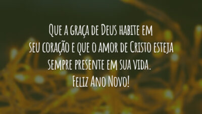 Mensagem curta de Ano Novo