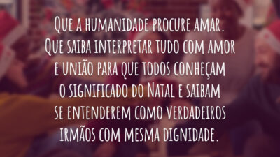 Desejando um bom Natal