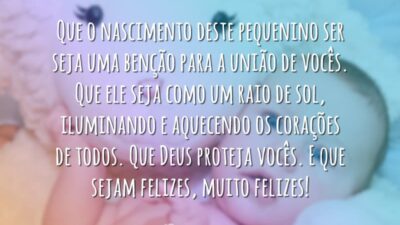 Parabéns pelo bebê que chegou