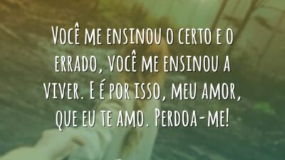 Mensagem de reconciliação para namorado