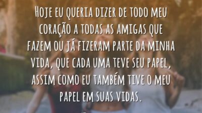 Saudade das minhas amigas