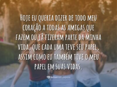 Saudade das minhas amigas