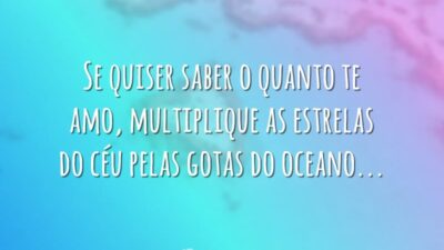 O quanto te amo