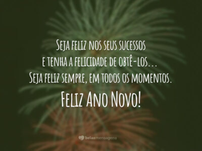 Feliz Ano Novo para você!