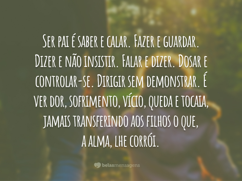 Mensagem de Dia dos Pais: Como deixar um legado? – Resposta na Palavra