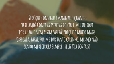 Papai, Feliz Dia dos Pais