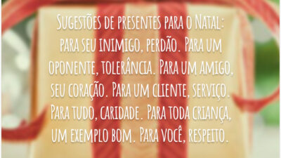 Sugestões de presentes para o Natal