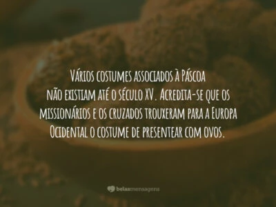 Origem do ovo de chocolate na Páscoa