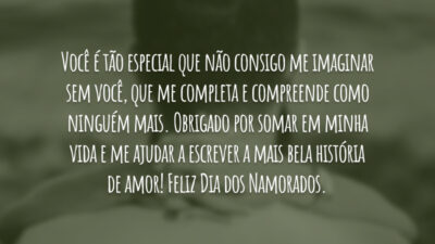Feliz Dia dos Namorados, meu amor