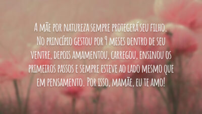 A mãe por natureza sempre protegerá seu filho. No princípio gestou por&hellip;