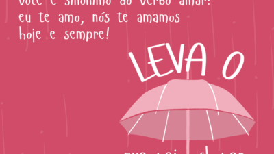 Em cada frase impressa na memória, está seu cuidado. Mãe, você é&hellip;