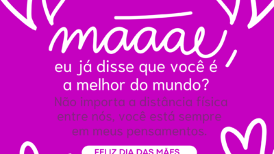 O tempo passa, a vida passa, somente o amor de mãe persiste&hellip;