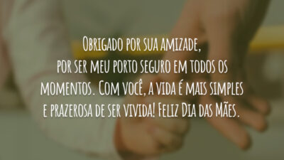 Obrigado por sua amizade, por ser meu porto seguro em todos os&hellip;