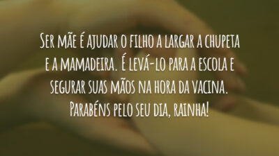 Ser mãe é ajudar o filho a largar a chupeta e a&hellip;