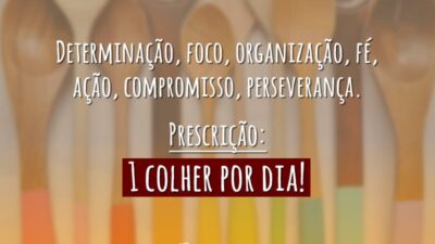 1 colher por dia