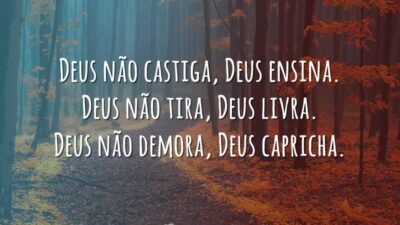 Deus não castiga