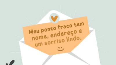 Meu ponto fraco tem nome, endereço e um sorriso lindo.