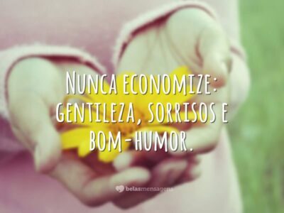 Nunca economize