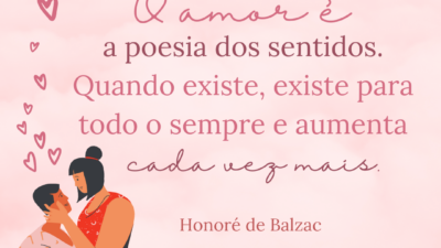 O amor é a poesia dos sentidos. Quando existe, existe para todo&hellip;