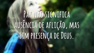 Paz não significa