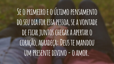 Se o primeiro e o último pensamento do seu dia for essa&hellip;