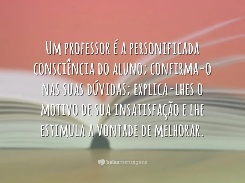 Frases Dia do Professor - Belas Mensagens