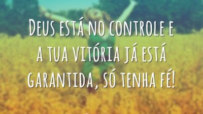 Deus está no controle