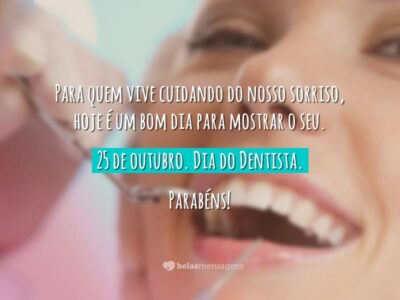 25 de outubro – Dia do Dentista