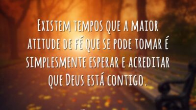 A maior atitude de fé