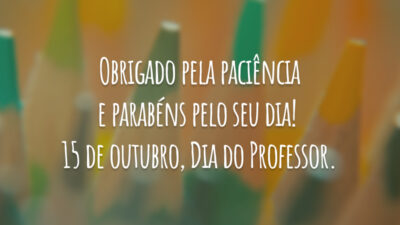 Parabéns pelo seu dia