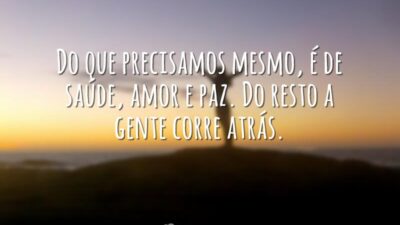 Do que precisamos mesmo