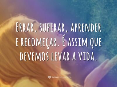 Errar, superar, aprender