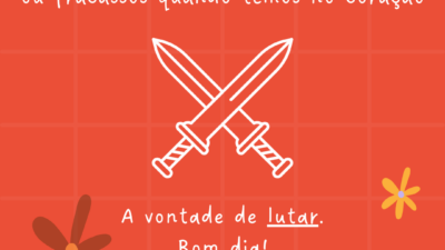 Não há perdas ou fracassos
